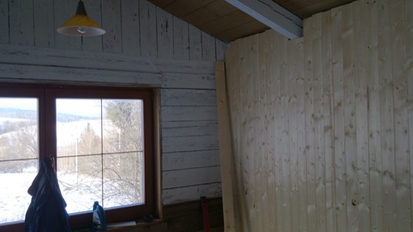 Palubkové obklady stěn a stropů – foto 3