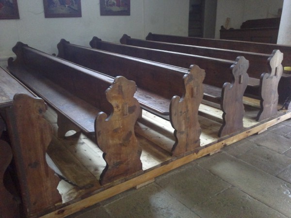 Výroba dřevěné podlahy. Kaple na Dobré Vodě – foto 7